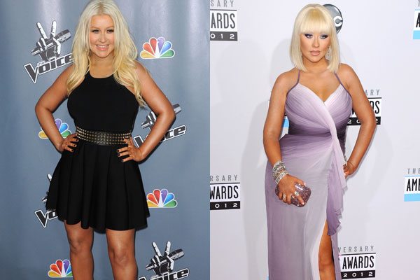 Christina Aguilera before and after