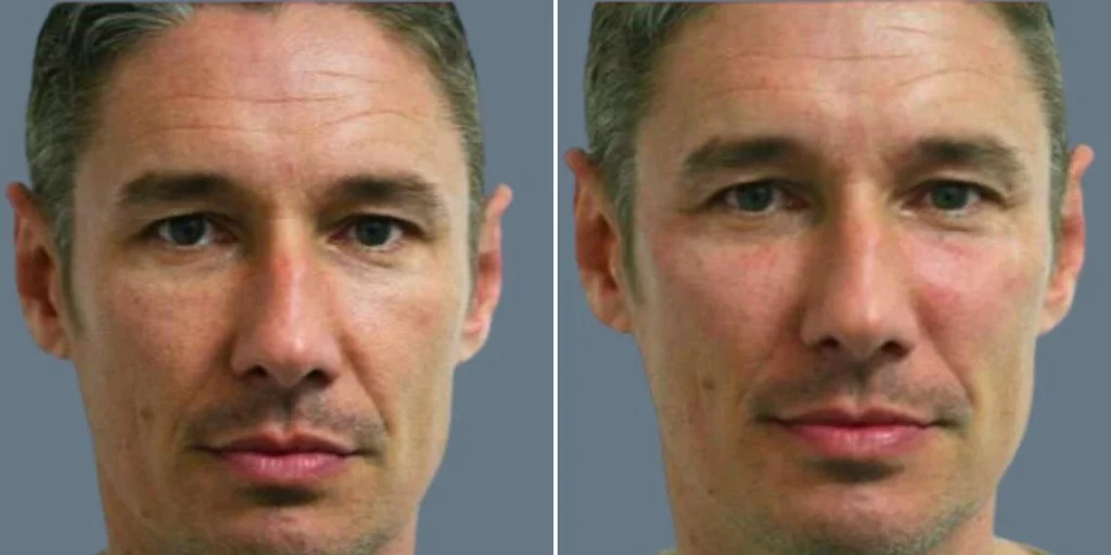 face Volume Enhancement Treatments male pre2024 002 before and after before and after